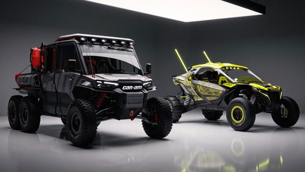  Can-Am’s Six-Wheeled Defender Concept Is Wonderfully Wild