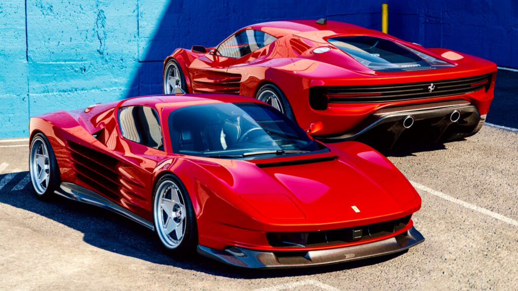  The Testarossa Ferrari Couldn’t Legally Build Just Showed Up As A Render