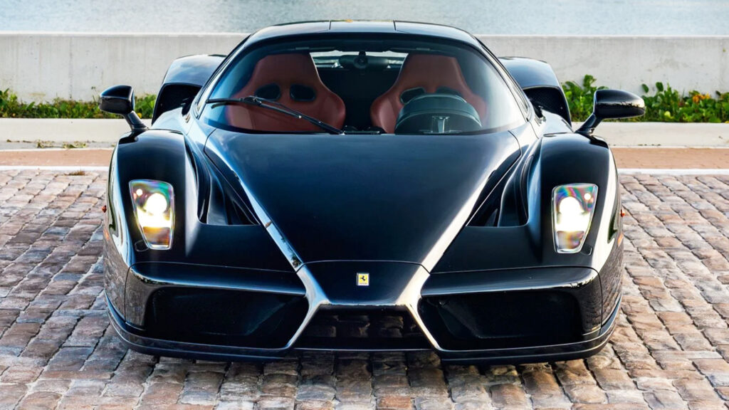  Rare Black Ferrari Enzo Committed The Cardinal Sin Of Being Driven, And It Cost Millions