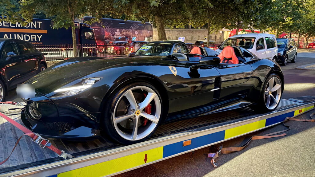  Cops Seize $5 Million Ferrari Monza Among 90 Cars In Massive London Crackdown