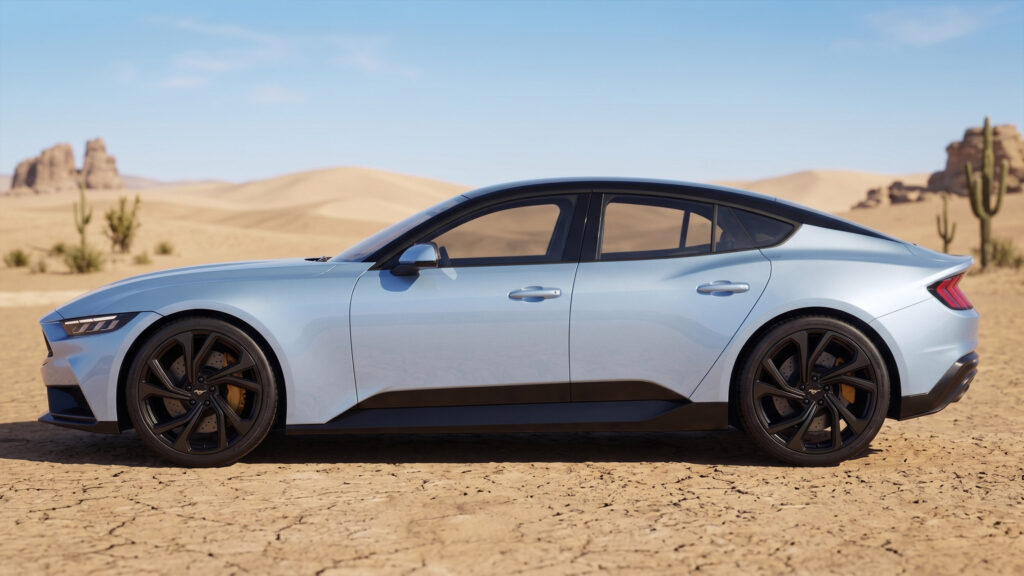  Ford Wants To Save The Muscle-Car V8 By Making It A Hybrid Sedan