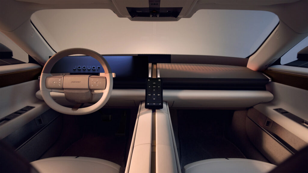  Jaguar&rsquo;s Type 01 EV Interior Looks Like A &rsquo;70s Concept That Reached Production