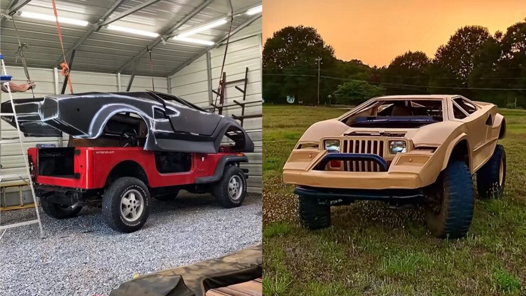  Jeeporghini Looks Like A Countach Giving Birth To A Wrangler