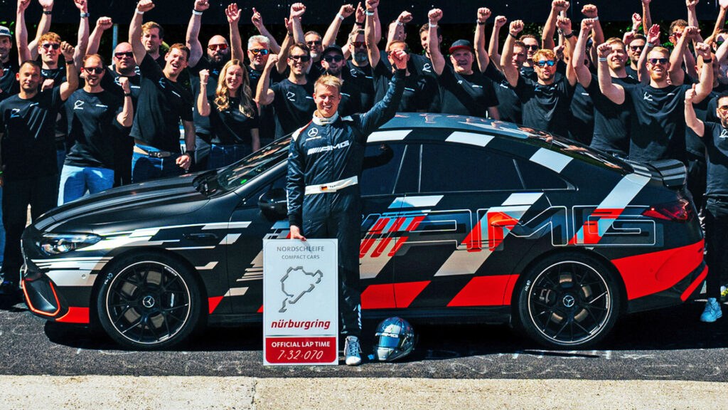  Mercedes-AMG’s Latest EV Is Already Breaking Lap Records