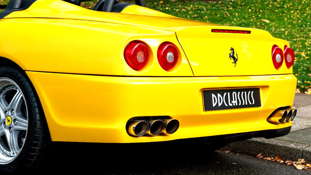  This Ferrari V12 Barchetta Counts To Six Twice, Once In Tailpipes, Once In Gated Gears