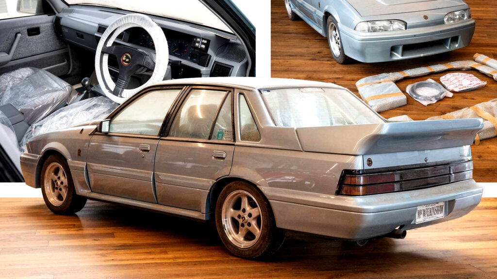  Someone Kept A 12-Mile 1988 HSV Walkinshaw Commodore Wrapped In A Garage Until They Died