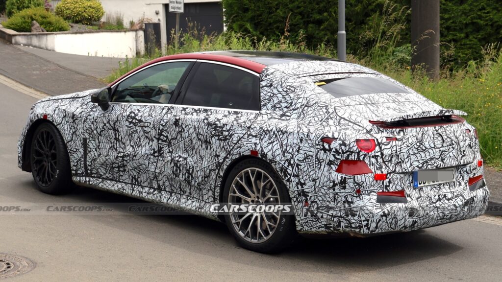 Electric AMG C-Class Pops Its Wing As BMW M3 EV Battle Looms
