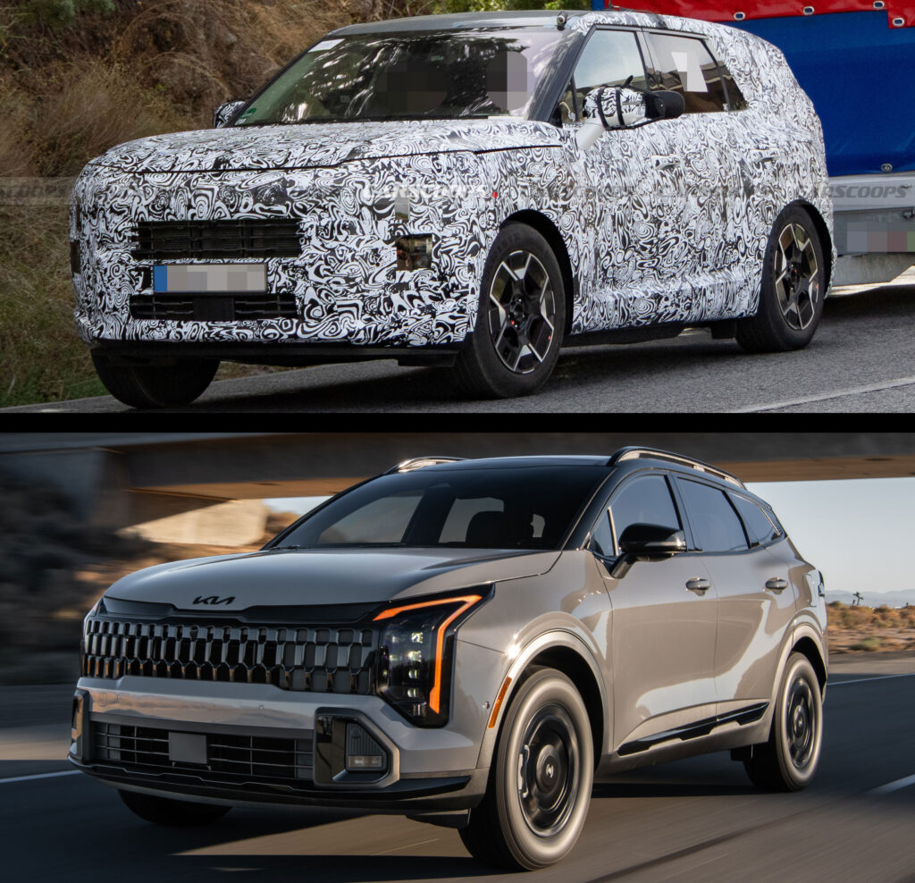  2028 Kia Sportage Drops Disguise And Looks Like A Smaller Telluride