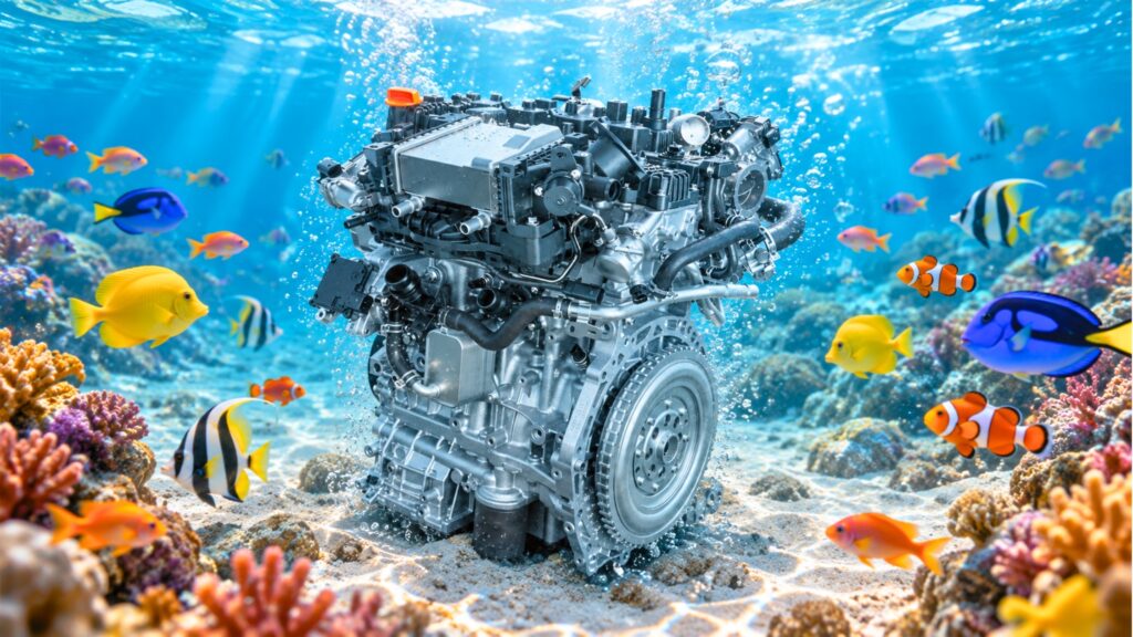  Renault And Geely’s New Turbo Engine Keeps Running While Fully Underwater