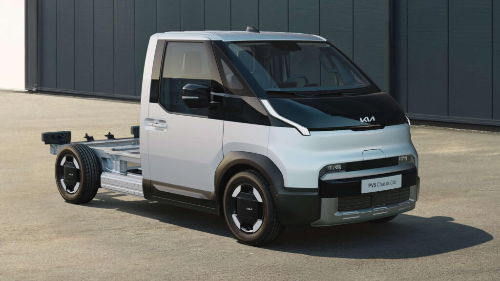  The Kia PV5 Chassis Can Transform Into A Tipper, Box Van, Food Truck, Or Camper