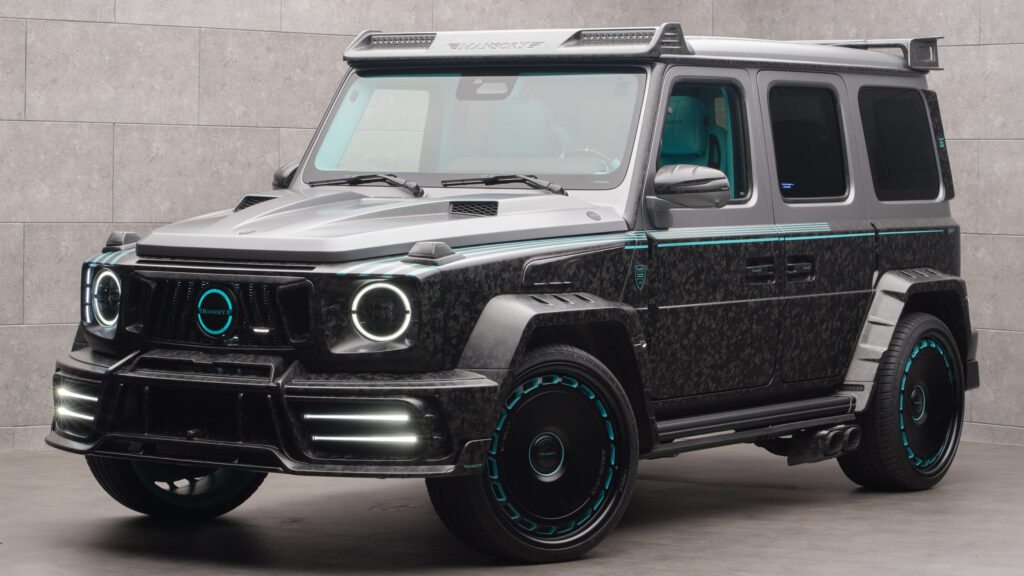  Mansory Goes Turquoise And Carbon Crazy With Its Latest G-Class