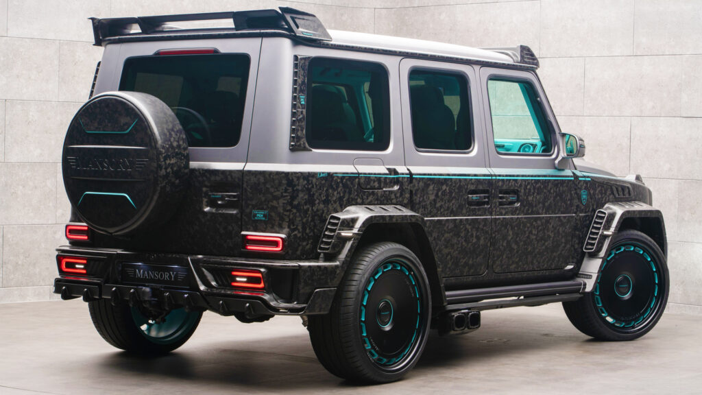  Mansory Goes Turquoise And Carbon Crazy With Its Latest G-Class