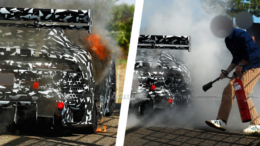  Hot Lap Goes Wrong: Mercedes-AMG GT Black Series Prototype Ignites At The Nurburgring