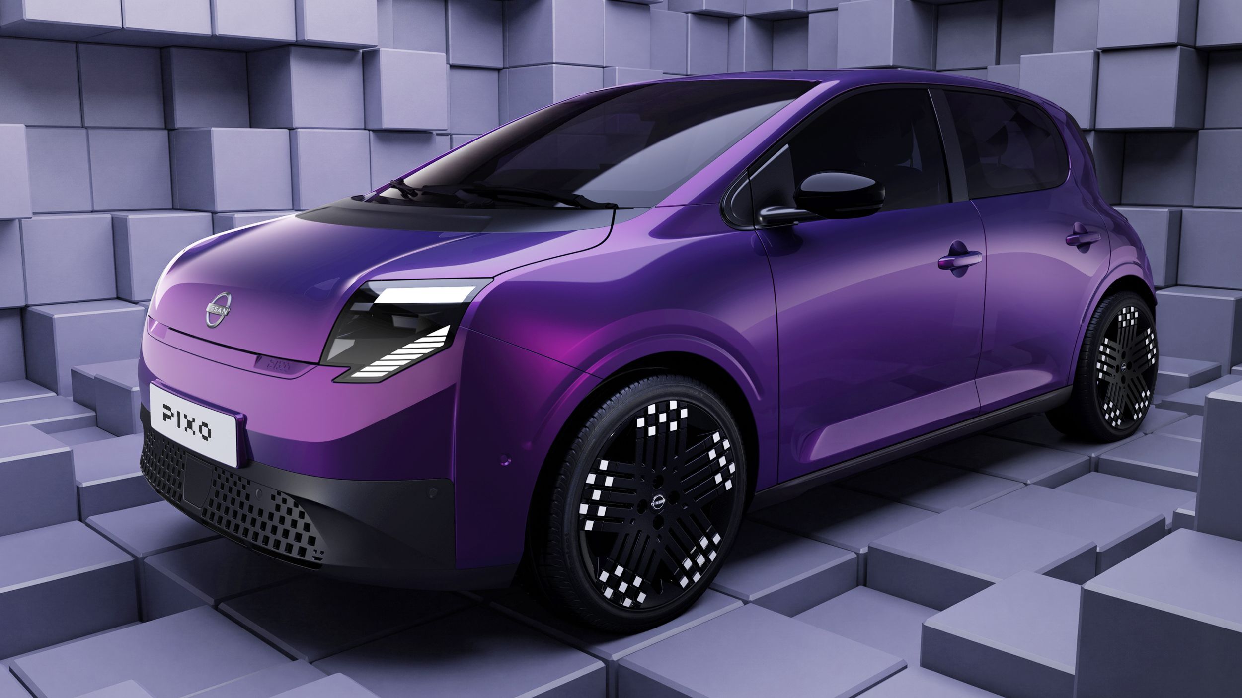 Nissan Pixo, вид спереди три четверти