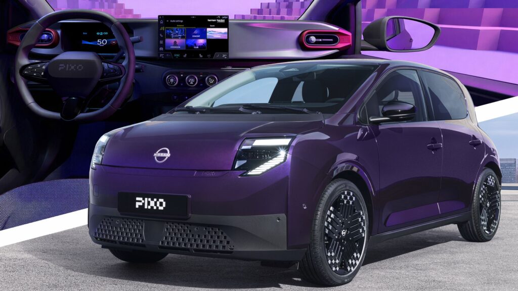  Nissan’s New Entry-Level EV Pixelates The Renault Twingo
