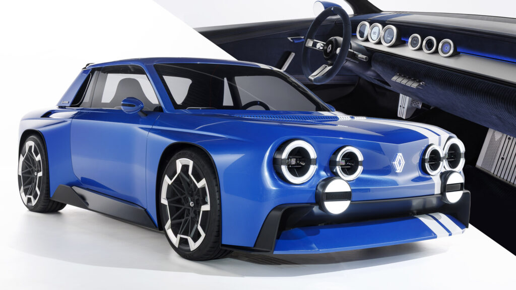  Renault 8 Gordini Is Back As A Bold Electric Coupe With Rally Heritage