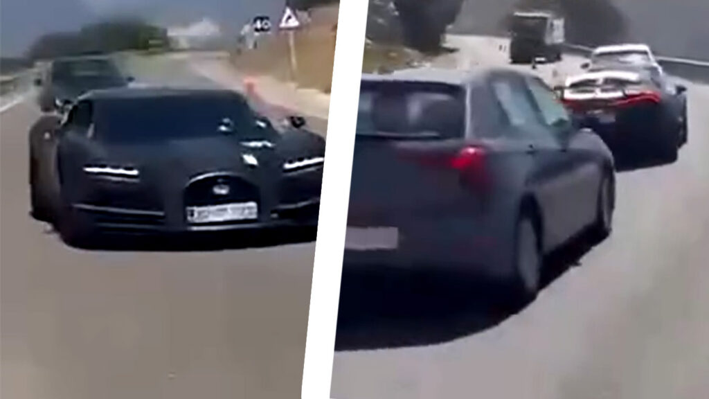 The Cheapest New VW You Can Buy Just Rear-Ended A Multi-Million Bugatti Tourbillon Prototype