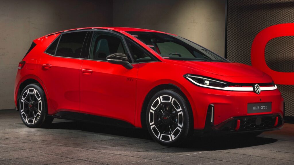  VW’s Most Powerful GTI Ever Is A RWD Electric Hot Hatch