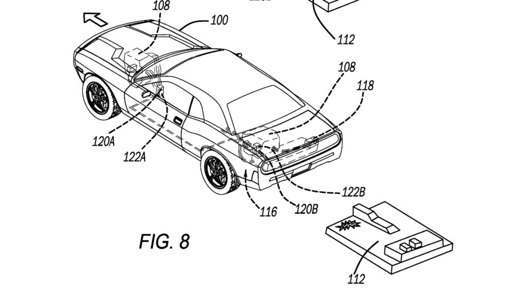  This Stellantis Patent Lets An EV Ditch Its Battery And Drive Away
