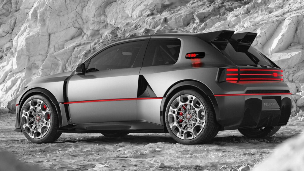  The Peugeot E-T16 Concept Is An Electrified Group B Rally Homage