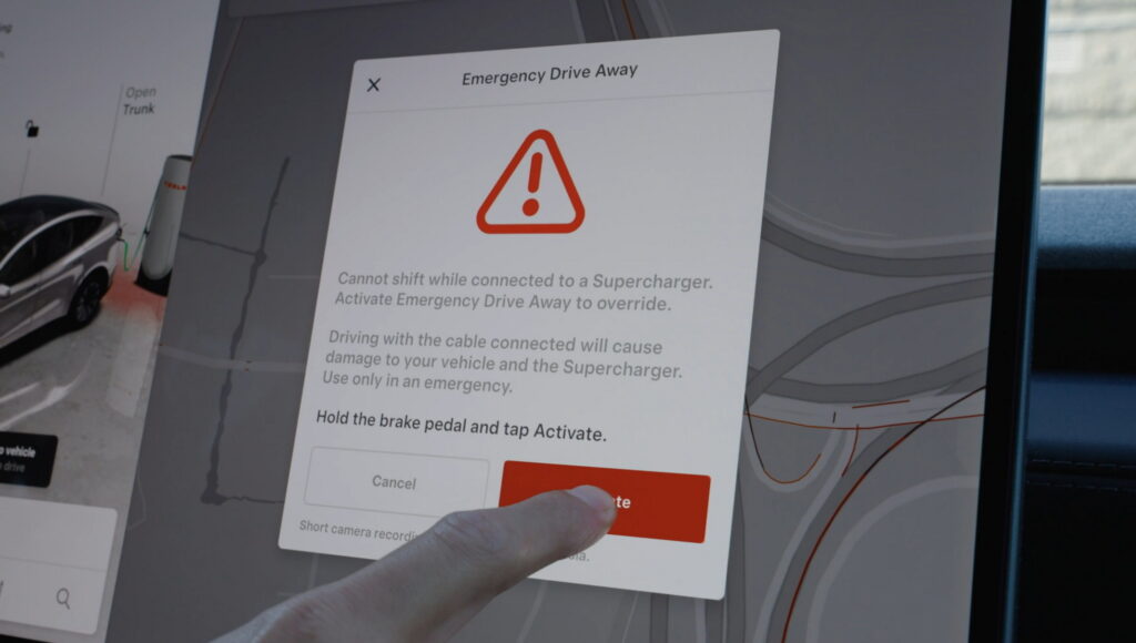  Tesla Will Now Let You Rip A Supercharger Apart To Escape An Emergency