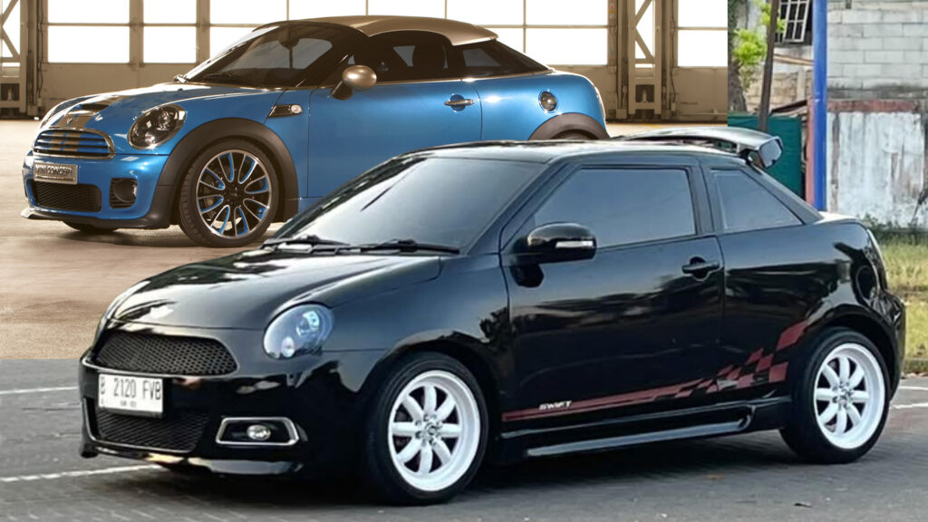 This Mini Coupe Clone Is Actually A Suzuki Swift