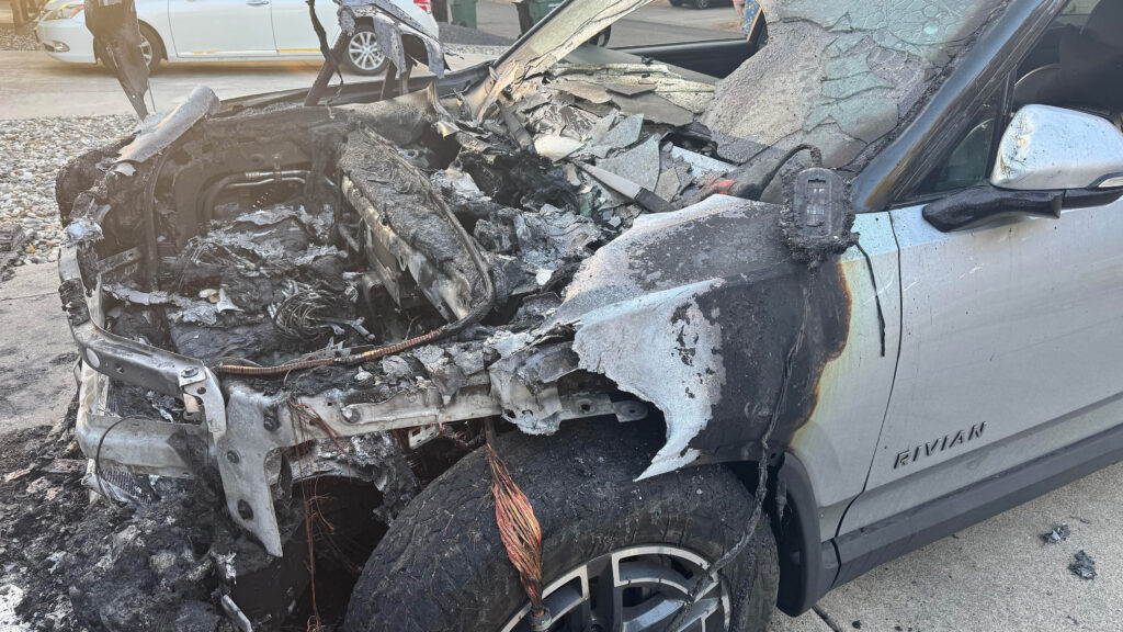  This Rivian Fire Is A Brutal Reminder Not To Charge EVs With Extension Cords