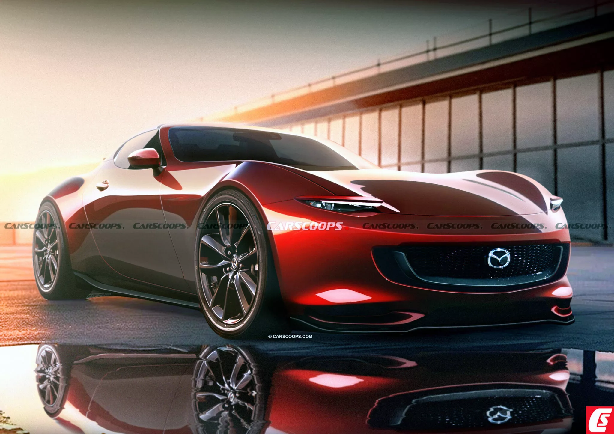 2025 Mazda MX-5 imagined with Iconic SP concept lines