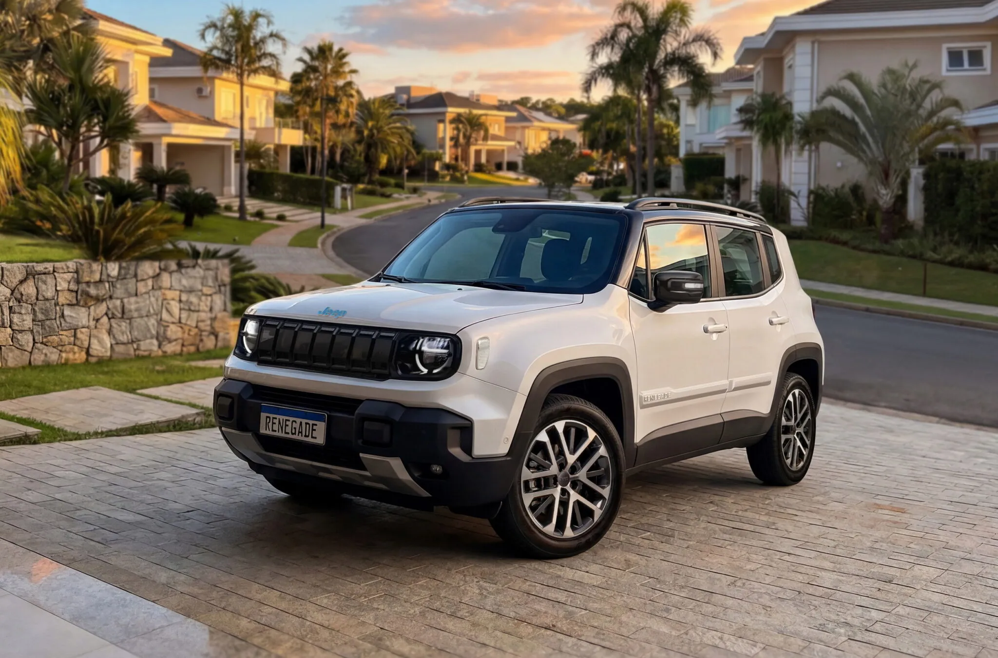 Size comparison between 2027 Jeep Renegade and smaller Jeep Avenger