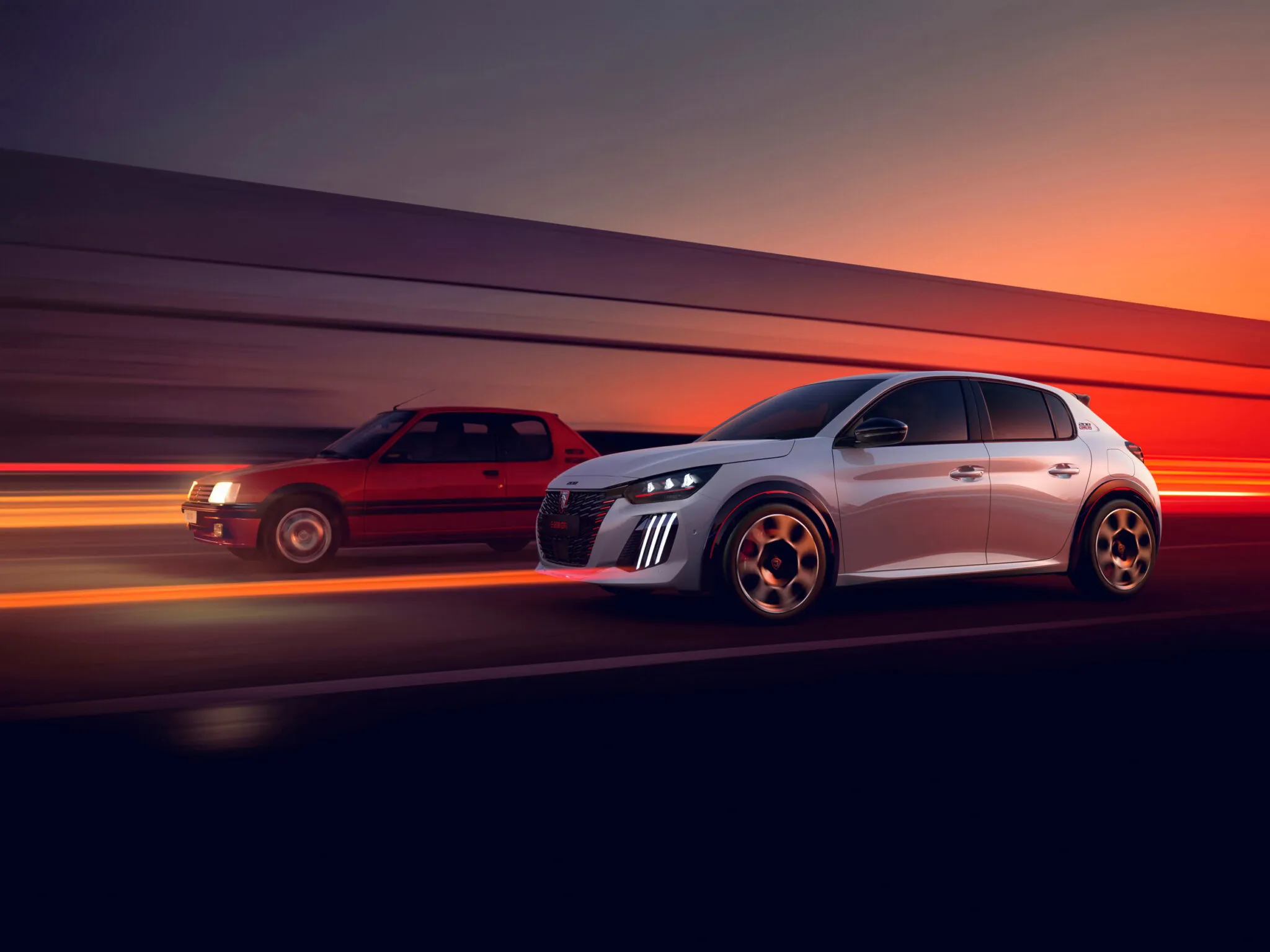 Peugeot e-208 GTi side profile