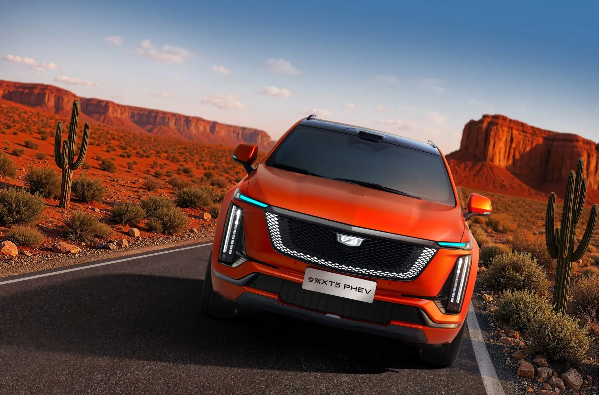 2027 Cadillac XT5 PHEV front design